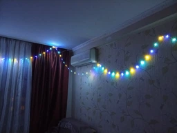 Светодиодная лента LED RGB Bluetooth 100 LED гирлянда умная с приложением 10 метров фото от покупателей 13