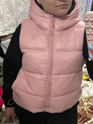 Теплый жилет короткий женский 4F Vest Jacket F112 4FWSS24TVJAF112-20S XS Черный (5904698676873)