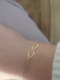 Серебряный браслет с позолотой Minimal ЛК-0322з фото от покупателей 1
