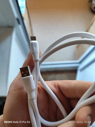 Кабель швидкої зарядки Python USB Type-C 120W 6A White