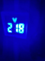 Сетевой цифровой вольтметр в розетку AC230V Blue Display 50-500V EU White (500331)