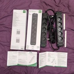 Сетевой фильтр-удлинитель RZTK Power Strip Pro 5 + 2 USB-A + USB-С (PD20W) Black 2 м фото от покупателей 4