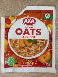 Упаковка каши овсяной моментального приготовления АХА с курагой 40 г х 20 шт (4820008126023) фото от покупателей 1