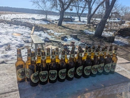 Упаковка пива Охтирське Люлька полутемное фильтрованное 4.9% 0.5 л х 12 шт. (4820010021583) фото от покупателей 2
