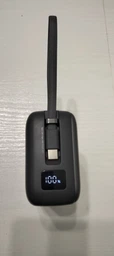 Повербанк 20000 mAh 45W для ноутбука Foneng PX138 з LED дисплеєм і швидким заряджанням PD/QC USB-C порт вбудований кабель Type-C універсальний потужний портативний повер банк 20 000 power bank павербанк для телефона iPhone Samsung роутера планшета gray