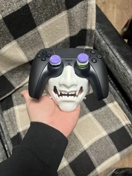 Накладки на стіки + прицільні кільця міткості KontrolFreek® Galaxy (Purple) Precision Rings для Sony DualSense PS5 / DualShock PS4 фото від покупців 2