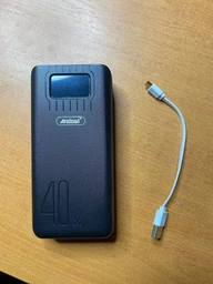 Повербанк умб 40000 mAh Andowl power bank Q-CD701X2 павербанк з usb ліхтариком для телефону роутера зовнішній портативний акумулятор з дисплеєм повербанки великої ємності червоно чорний фото від покупців 2