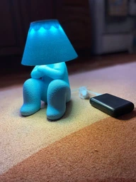 Ночник детский в форме человечка, LED, USB, зеленый фото от покупателей 1