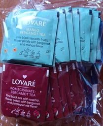 Чай черный Lovare Assorted Bergamot Асорти Бергамот 50 пакетов (4823115403469)