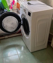 Пральна машина Indesit фронтальна, 6кг, 1000, A+++, 44.6см, дисплей, пара, інвертор, білий фото от покупателей 6