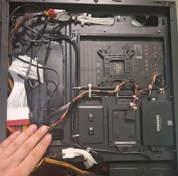 Набор Кабелей 4шт удлинителей питания GPU / CPU / ATX 30 см 24 -24/ 8-8 PIN в изоляции Белый фото от покупателей 2