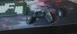 Качественный защитный силиконовый чехол Marvel`s Spider-Man 2 (Black) для геймпада Sony DualShock 4 PS4 + накладки на стики [466129364]