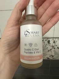 Сыворотка для лица Smart4derma сыворотка с Кислотами, Витамином C и пептидами Осветляющая, от морщин, Увлажняющая