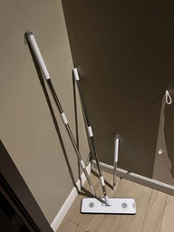 Набор швабра и ведро с отжимом Joybos M03-7 Flat Floor, 2 мопа в комплекте фото от покупателей 1