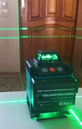 Лазерный уровень Vollyx нивелир 2 аккумулятора 16 линий зеленый луч фото от покупателей 15