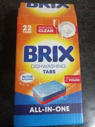 Таблетки для посудомийних машин Brix All in One 22 шт (4820207100954)