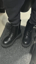 Женские демисезонные берцы кожаные высокие Skechers 167344 BBK 38 (8US) 25 см Черные (195969236154) фото от покупателей 5