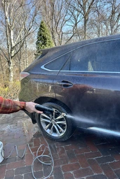 Авто мойка беспроводная профессиональная высокого давления VOLLYX портативная минимойка для машины автомойка в кейсе 2 аккумулятора (2x21V) фото от покупателей 15