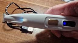 Акумуляторний тример (500 mAh) з насадкою у 18 мм для стрижки вушок, лапок, важкодоступних місць домашніх тварин: котів та собак Shaver for Pets / Щіточка / LED ліхтарик / Набір для грумінгу фото від покупців 3
