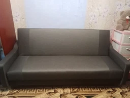 Диван розкладний для вітальні, спальні Бонус МФ Модерн ДСП/дерево/тканина Кул 05/Кул 21 колір темно-сірий/бежевий