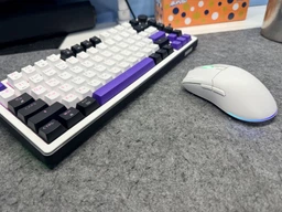 Клавиатура Hator Hellyberry HK75 Mechanical Linear RGB Wireless/Bluetooth/USB UA White/Violet (HK75_wireless) фото от покупателей 1