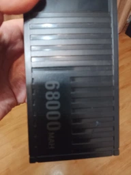 Повербанк УМБ 68000 mah QC 3.0 PD20 powerbank Andowl Q-CD6500Х1 потужний павербанк для ноутбука телефона роутера зовнішній портативний акумулятор з дисплеєм великої ємності червоний