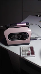 Фрезер для маникюра Nail Drill ZS-717 PRO PINK 65 Ватт, 45 000 об/мин фото от покупателей 1