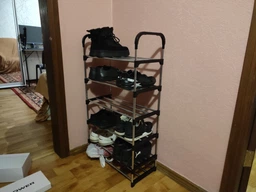 Полка для обуви Shoe Rack 6 полок (8068) Черный фото от покупателей 3