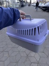 Контейнер-перенесення для собак та кішок MP Bergamo Gipsy XS 39x26x25 см Green (8058093272776) фото від покупців 5