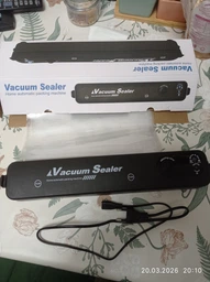 Вакууматор для продуктів машина для вакуумування та зварювання пакетів Vacuum Sealer фото від покупців 1