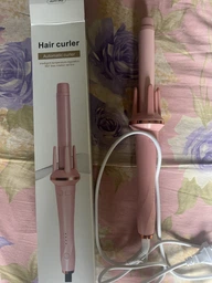 Плойка для локонов Automatic Curler Model: SJ-688, 48W автоматическая стайлер - бигуди для волос розовая фото от покупателей 13
