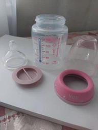 Пляшечка NUK First Choice Plus Жираф 150 мл Рожева (4008600418184)(4008600360032) фото від покупців 1