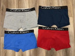 Чоловічі труси боксери Calvin Klein набір 5 шт L Сині, Коричневі, Червоні, Чорні, Зелені (CK13m) фото від покупців 2