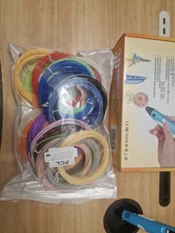 Пластик для 3D ручки набір Еко пластику Smart PLA 3D-PEN filament PLA для 3D-ручок 1.75 мм / 210 метрів (21 колір по 5 м) фото від покупців 13