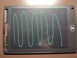Дитячий графічний кольоровий LCD планшет Grant, дошка для малювання та записів 8.5" зі стилусом, синій фото від покупців 3
