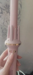 Плойка для локонов Automatic Curler 48W автоматическая стайлер - бигуди для волос розовая Model 0574 фото от покупателей 10