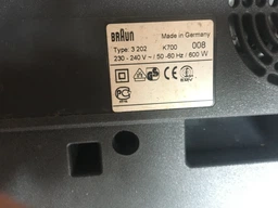 Чаша основная 2000ml для кух. комб. Braun белая ручка 7322010204