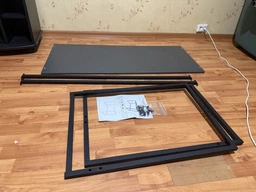Стол письменный Knap Knap Liner Loft Дуб крафт золотой / Чёрный каркас 1200х510х750 S203001504 фото от покупателей 2