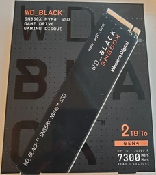 SSD Western Digital WD Black SN850X 2TB NVMe M.2 2280 PCIe 4.0 x4