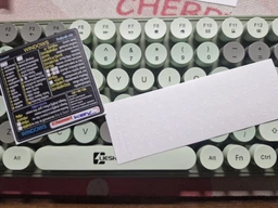 Наклейки на клавиатуру универсальные виниловые Best Key mini PRO матовая прозрачная БЕЛАЯ, 70 кл. фото от покупателей 1