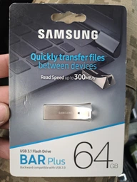 Флеш память USB Samsung Bar Plus 64GB USB 3.1 Gen1 Silver (MUF-64BE3/APC) фото от покупателей 1