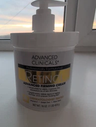 Крем против старения для лица и тела Advanced clinicals Retinol 454 гр