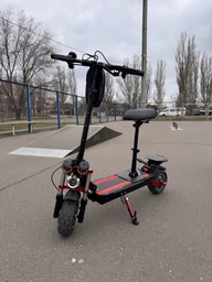Електросамокат Двомоторний Tesla 30000 (2000W, 52V, 24Ah) із сидінням