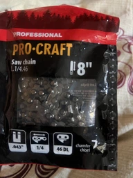 Ланцюг для ланцюгової пилки Procraft L.1/4.46 Universal 1/4" крок 46 ланок