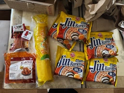 Неострый корейский рамен быстрого приготовления Джин Рамен Ottogi Jin Ramen Mild Korean Style 120 г (5 шт)