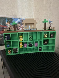 Тематический Дом Подставка Для Хранения Всей Коллекции Фигурок Kinder Joy Minecraft Киндер Джой / Stand / Display / Для 28 Фигурок из Игры Майнкрафт фото от покупателей 2