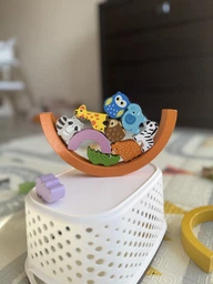 Деревянная игра-баланс Viga Toys Радуга (6971608445903)