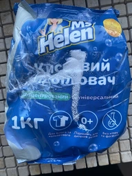 Набір Порошок Відбілювач кисневий Ms Helen для кольорових та білих тканин 1 кг 2 шт і Порошок Кисневий плямоочисник MsHelen для кольорових тканин 900 г 1 шт