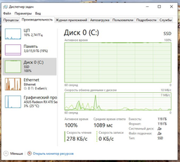 SSD диск 256 Gb SomnAmbulist H650 2.5" SATAIII 3D NAND