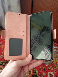 Чохол-книжка з кишеньками Deexe Wallet Stand для ZTE Nubia V70 - Pink фото від покупців 2